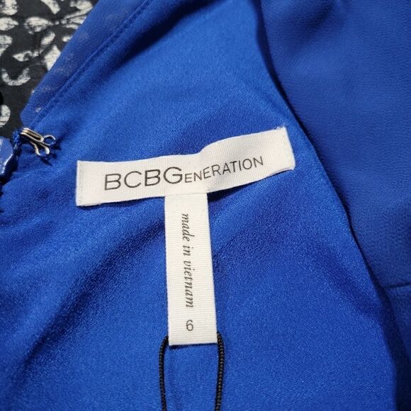 BCBGenerationâBlueâIrisâRuffle MaxiâDress - Picture 9 of 11